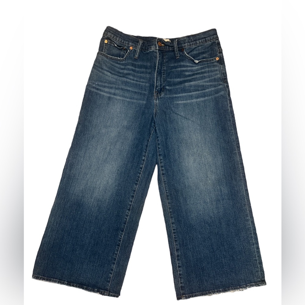 Madewell Women's Blue Flare & Wide Leg Jeans